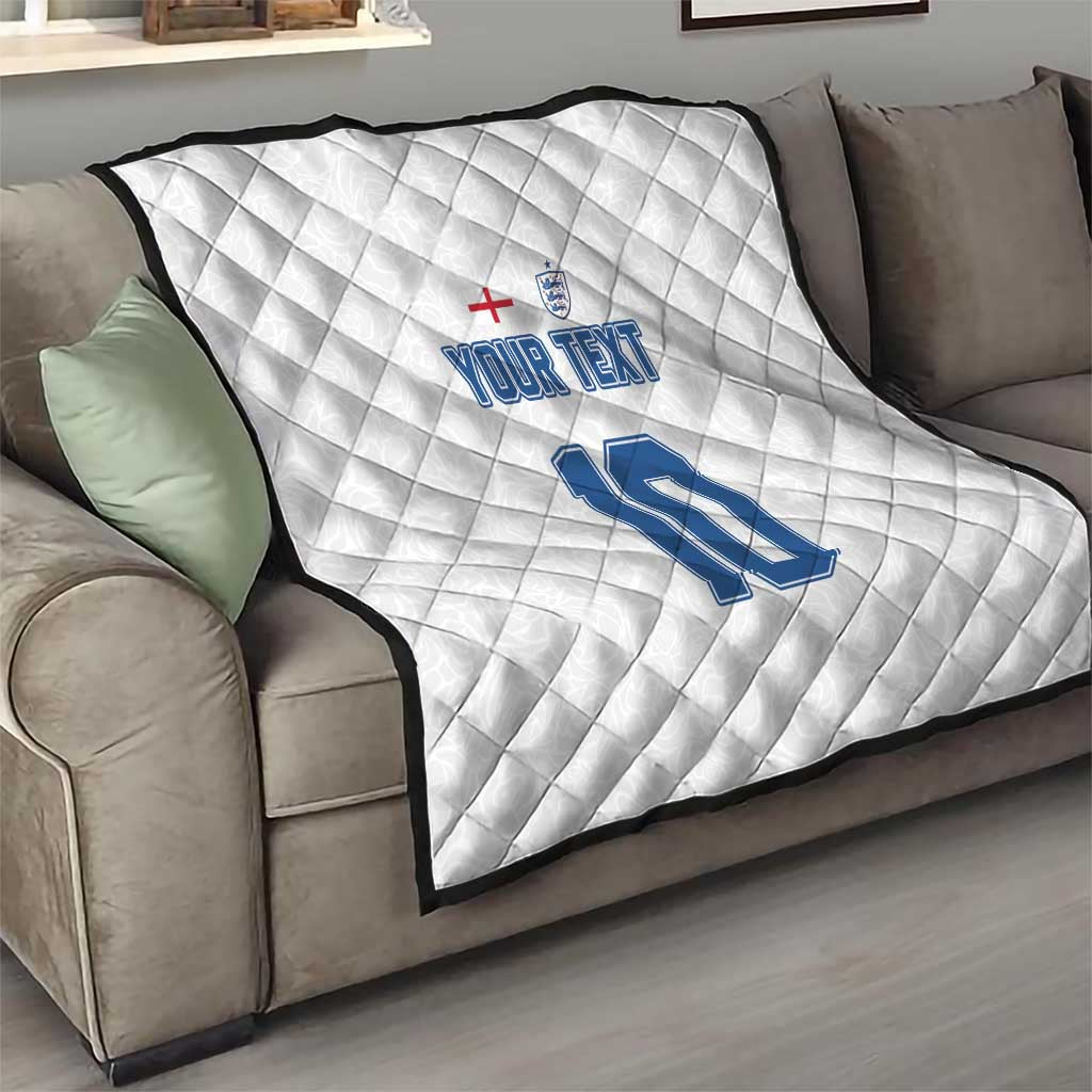 Custom England Football 2024 Road To The Champion Quilt - Wonder Print Shop