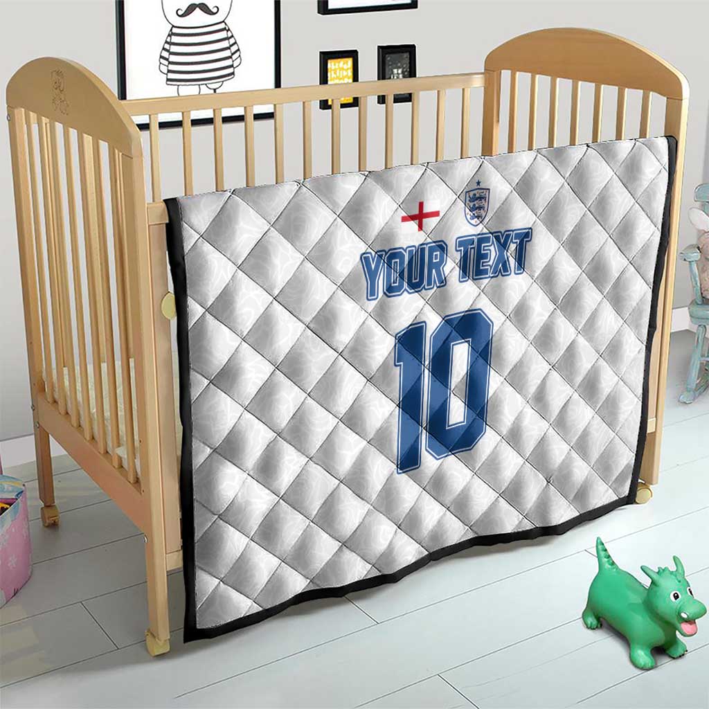 Custom England Football 2024 Road To The Champion Quilt - Wonder Print Shop