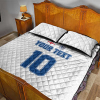 Custom England Football 2024 Road To The Champion Quilt Bed Set - Wonder Print Shop