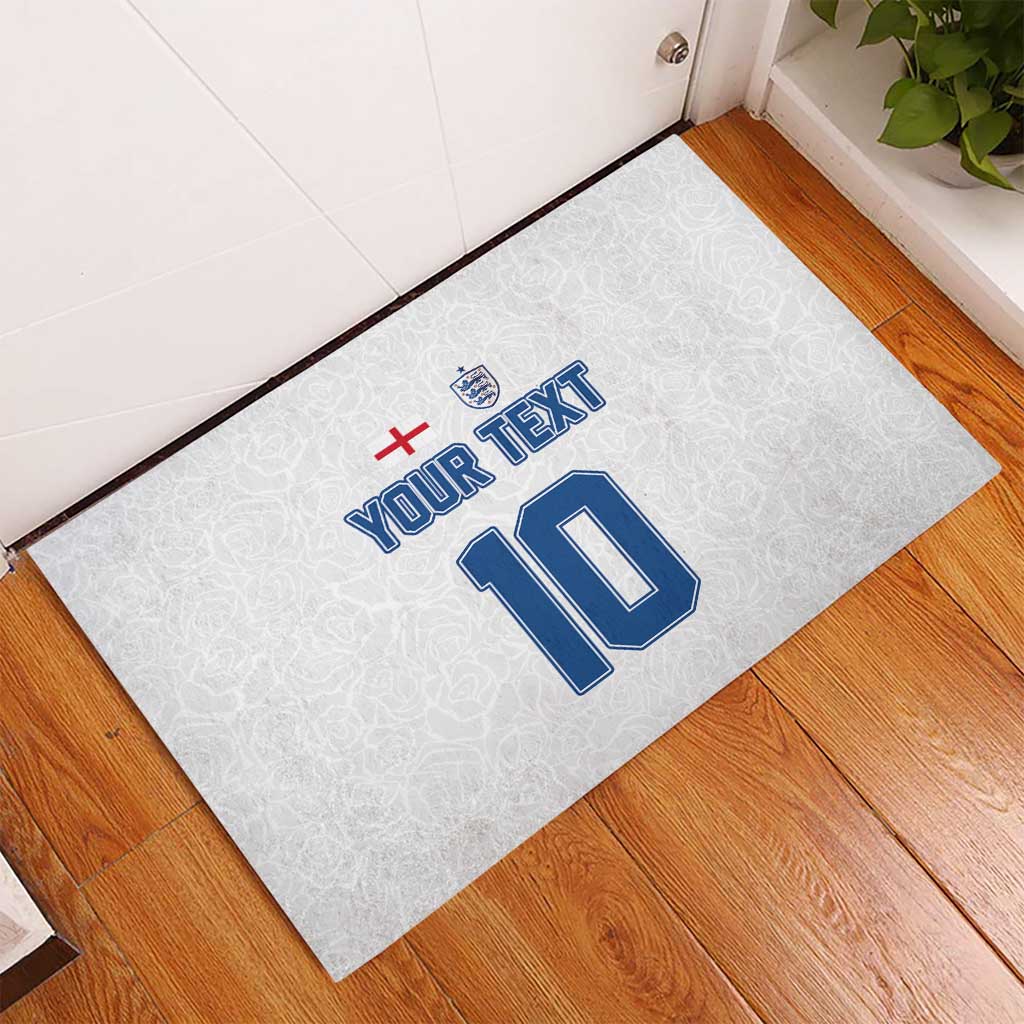 Custom England Football 2024 Road To The Champion Rubber Doormat - Wonder Print Shop