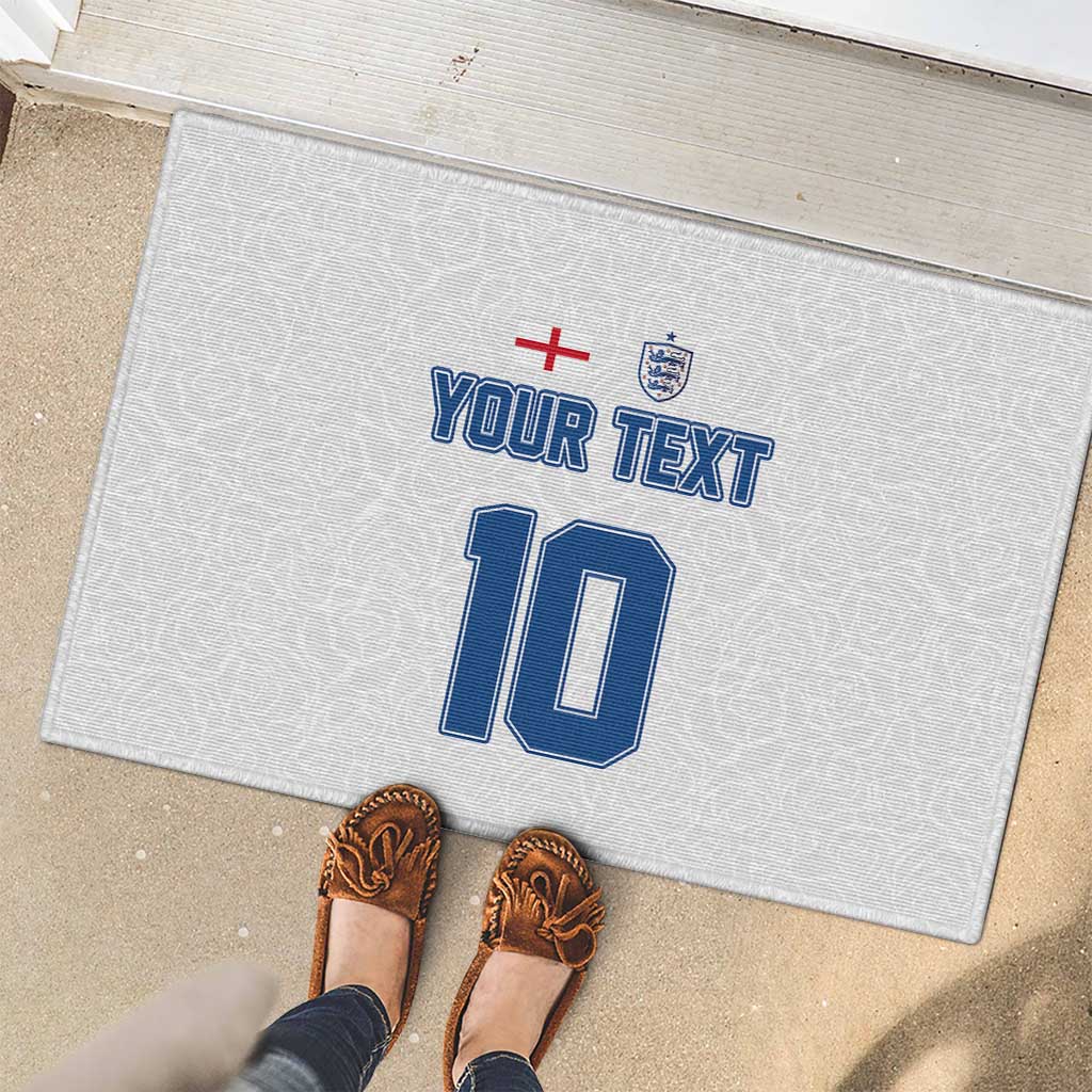 Custom England Football 2024 Road To The Champion Rubber Doormat - Wonder Print Shop