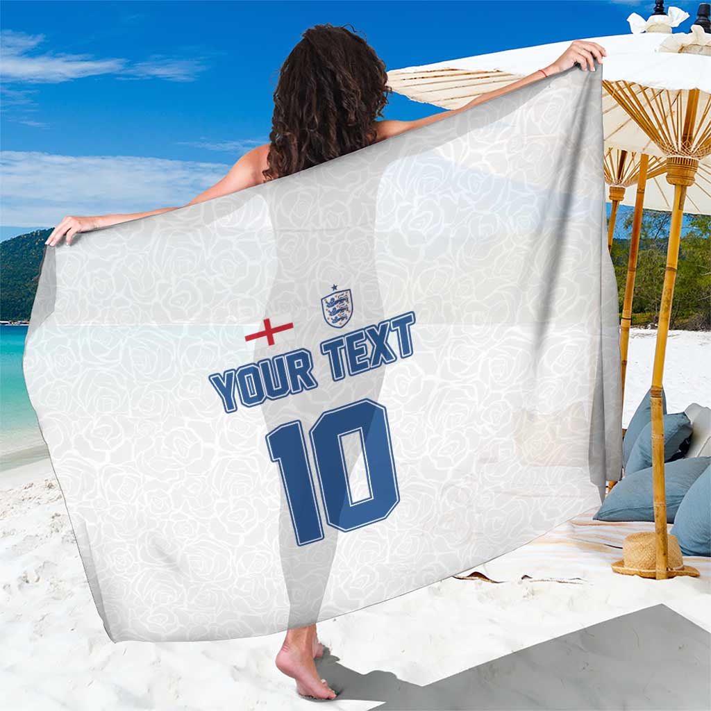 Custom England Football 2024 Road To The Champion Sarong - Wonder Print Shop