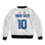 Custom England Football 2024 Road To The Champion Sleeve Zip Bomber Jacket - Wonder Print Shop