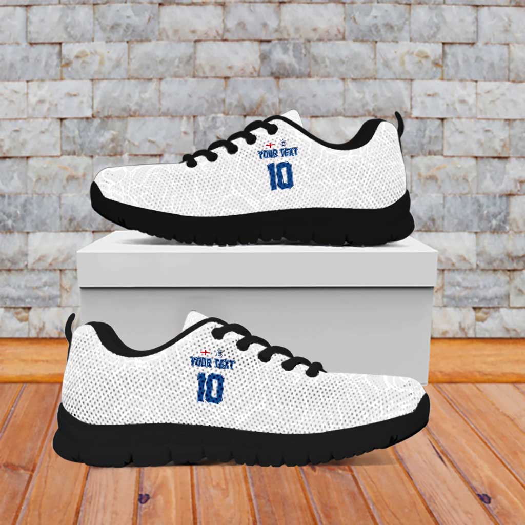 Custom England Football 2024 Road to The Champion Sneakers - Wonder Print Shop