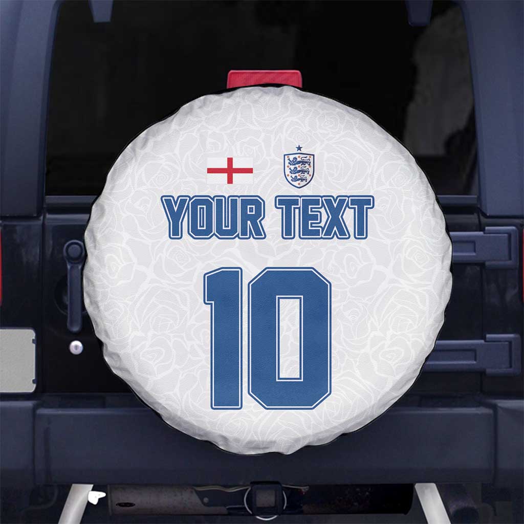 Custom England Football 2024 Road To The Champion Spare Tire Cover - Wonder Print Shop