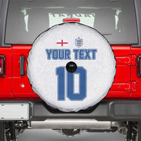 Custom England Football 2024 Road To The Champion Spare Tire Cover - Wonder Print Shop