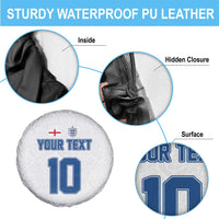 Custom England Football 2024 Road To The Champion Spare Tire Cover - Wonder Print Shop