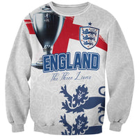 Custom England Football 2024 Road To The Champion Sweatshirt - Wonder Print Shop