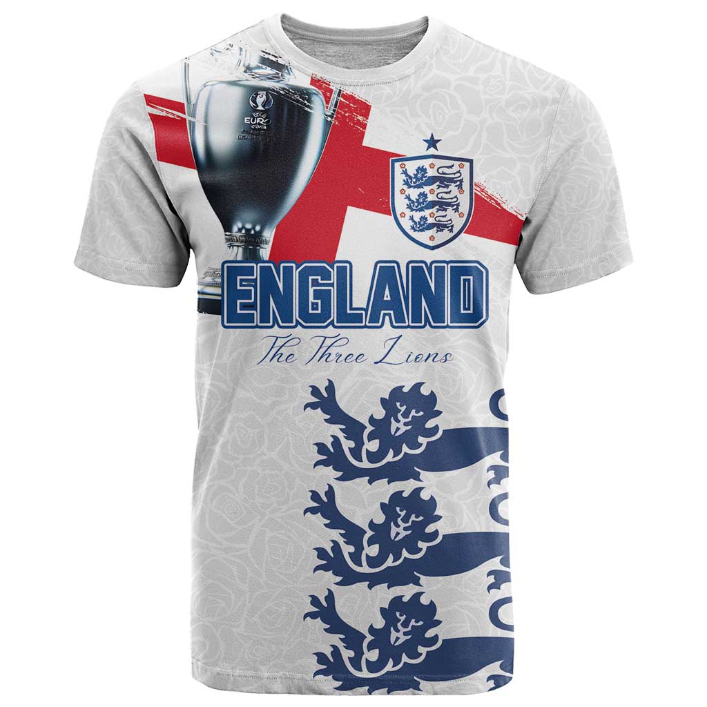 Custom England Football 2024 Road To The Champion T Shirt - Wonder Print Shop
