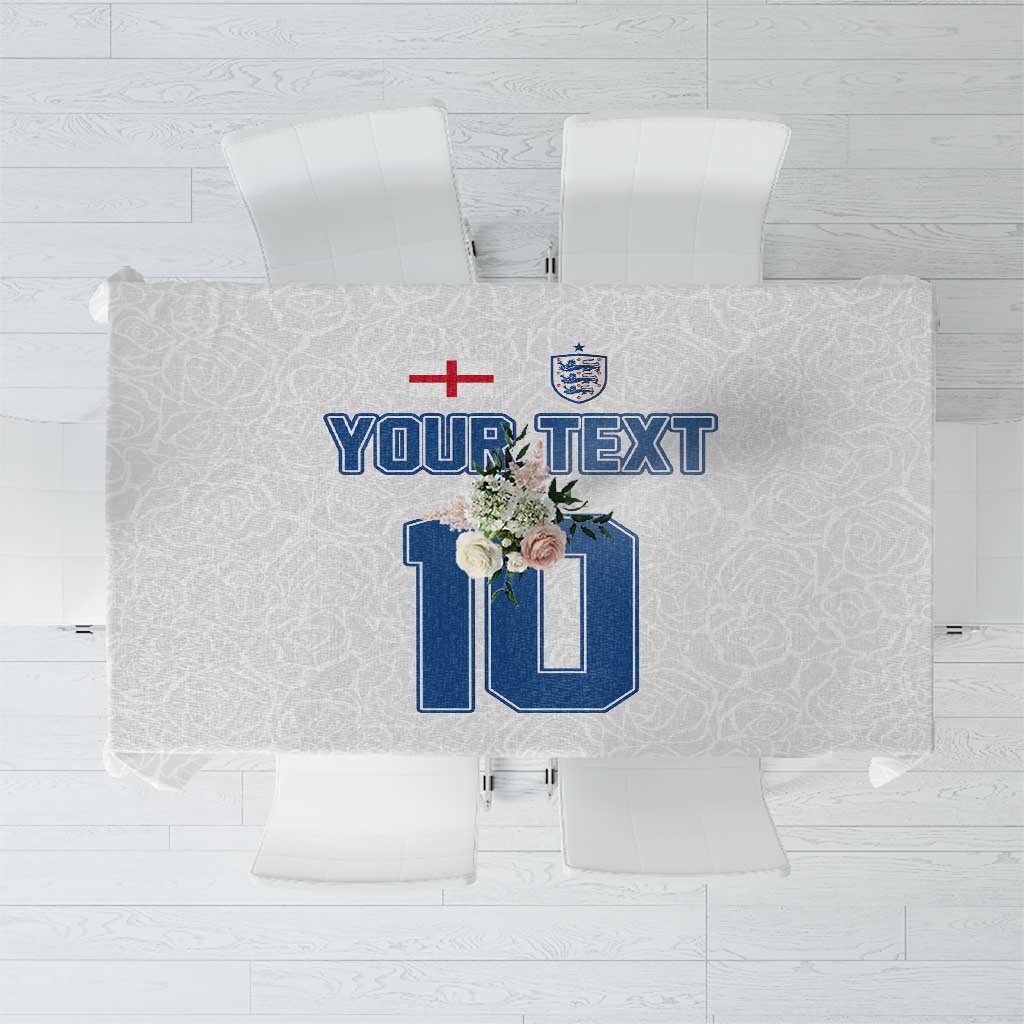 Custom England Football 2024 Road To The Champion Tablecloth - Wonder Print Shop