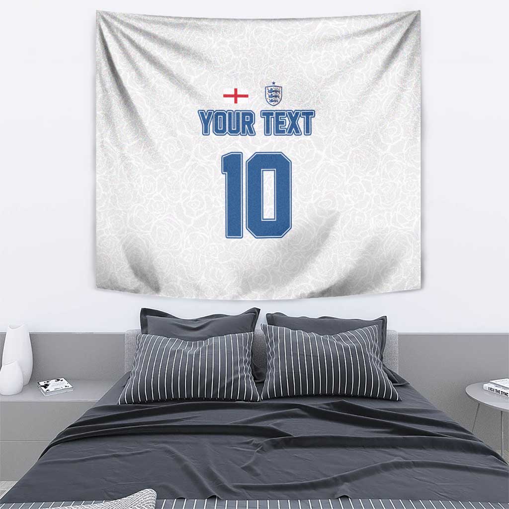 Custom England Football 2024 Road To The Champion Tapestry - Wonder Print Shop