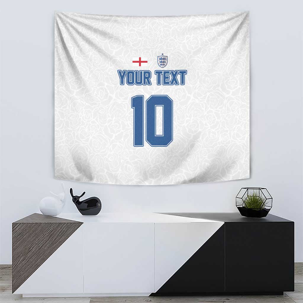 Custom England Football 2024 Road To The Champion Tapestry - Wonder Print Shop