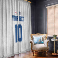 Custom England Football 2024 Road To The Champion Window Curtain - Wonder Print Shop