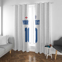 Custom England Football 2024 Road To The Champion Window Curtain - Wonder Print Shop