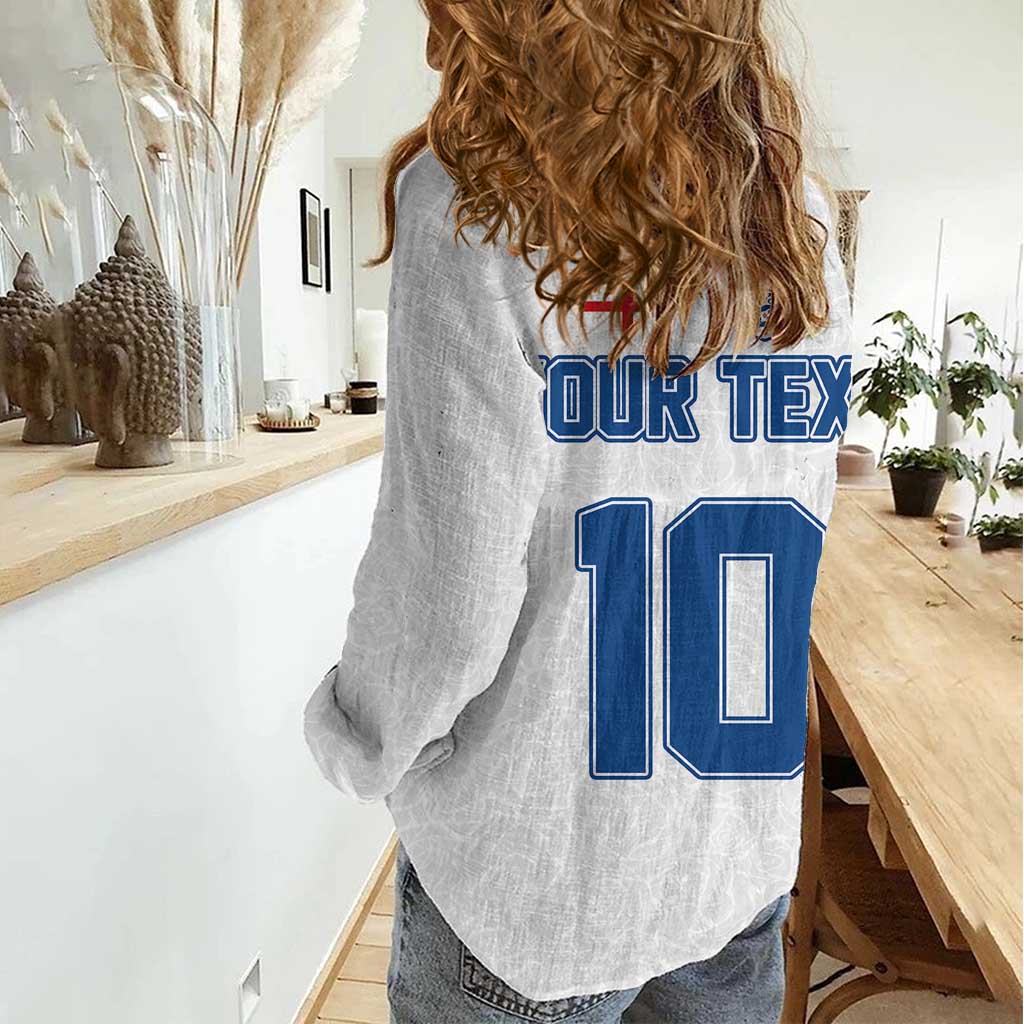 Custom England Football 2024 Road To The Champion Women Casual Shirt - Wonder Print Shop