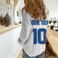 Custom England Football 2024 Road To The Champion Women Casual Shirt - Wonder Print Shop