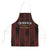 Trinbago Cricket Knight Riders Apron Palm Leaves with Vertical Stripes Sporty Style - Wonder Print Shop