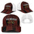 Trinbago Cricket Knight Riders Baseball Net Cap Palm Leaves with Vertical Stripes Sporty Style - Wonder Print Shop