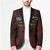Custom Trinbago Cricket Knight Riders Blazer Palm Leaves with Vertical Stripes Sporty Style - Wonder Print Shop