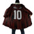 Custom Trinbago Cricket Knight Riders Cloak Palm Leaves with Vertical Stripes Sporty Style - Wonder Print Shop