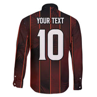 Custom Trinbago Cricket Knight Riders Family Matching Short Sleeve Bodycon Dress and Hawaiian Shirt Palm Leaves with Vertical Stripes Sporty Style - Wonder Print Shop