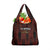 Trinbago Cricket Knight Riders Grocery Bag Palm Leaves with Vertical Stripes Sporty Style - Wonder Print Shop