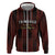 Custom Trinbago Cricket Knight Riders Hoodie Palm Leaves with Vertical Stripes Sporty Style - Wonder Print Shop