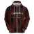 Custom Trinbago Cricket Knight Riders Hoodie Palm Leaves with Vertical Stripes Sporty Style - Wonder Print Shop