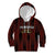 Custom Trinbago Cricket Knight Riders Kid Hoodie Palm Leaves with Vertical Stripes Sporty Style - Wonder Print Shop