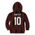 Custom Trinbago Cricket Knight Riders Kid Hoodie Palm Leaves with Vertical Stripes Sporty Style - Wonder Print Shop