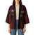 Custom Trinbago Cricket Knight Riders Kimono Palm Leaves with Vertical Stripes Sporty Style - Wonder Print Shop