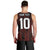 Custom Trinbago Cricket Knight Riders Men Tank Top Palm Leaves with Vertical Stripes Sporty Style - Wonder Print Shop