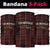 Trinbago Cricket Knight Riders Neck Gaiter Palm Leaves with Vertical Stripes Sporty Style LT03