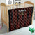 Trinbago Cricket Knight Riders Quilt Palm Leaves with Vertical Stripes Sporty Style - Wonder Print Shop