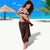 Trinbago Cricket Knight Riders Sarong Palm Leaves with Vertical Stripes Sporty Style - Wonder Print Shop