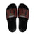Trinbago Cricket Knight Riders Slide Sandals Palm Leaves with Vertical Stripes Sporty Style - Wonder Print Shop