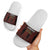 Trinbago Cricket Knight Riders Slide Sandals Palm Leaves with Vertical Stripes Sporty Style - Wonder Print Shop
