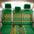 Cameroon Football Back Car Seat Cover Tribal Motifs Green Color - Wonder Print Shop