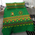 Cameroon Football Bedding Set Tribal Motifs Green Color - Wonder Print Shop