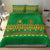 Cameroon Football Bedding Set Tribal Motifs Green Color - Wonder Print Shop