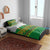 Cameroon Football Bedding Set Tribal Motifs Green Color - Wonder Print Shop