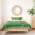 Cameroon Football Bedding Set Tribal Motifs Green Color - Wonder Print Shop