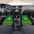Custom Cameroon Football Car Mats Tribal Motifs Green Color - Wonder Print Shop