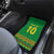 Custom Cameroon Football Car Mats Tribal Motifs Green Color - Wonder Print Shop