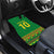 Custom Cameroon Football Car Mats Tribal Motifs Green Color - Wonder Print Shop