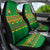 Cameroon Football Car Seat Cover Tribal Motifs Green Color - Wonder Print Shop