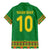 Custom Cameroon Football Family Matching Mermaid Dress and Hawaiian Shirt Tribal Motifs Green Color - Wonder Print Shop
