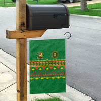 Cameroon Football Garden Flag Tribal Motifs Green Color - Wonder Print Shop