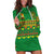 Custom Cameroon Football Hoodie Dress Tribal Motifs Green Color - Wonder Print Shop