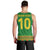 Custom Cameroon Football Men Tank Top Tribal Motifs Green Color - Wonder Print Shop